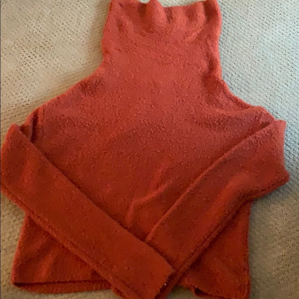 Free People Burnt Orange Sweater